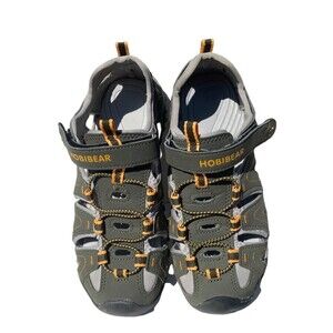 HOBIBEAR Boys Kids Outdoor Water Closed-Toe Summer Sport Sandals-Dark Green Sz 4